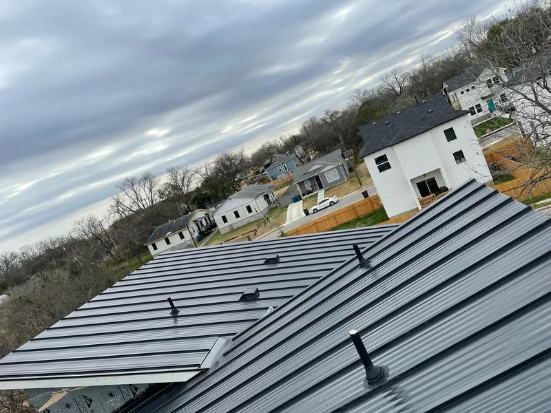 Standing seam metal roof panels with vents for Skylight Repair in Leavenworth